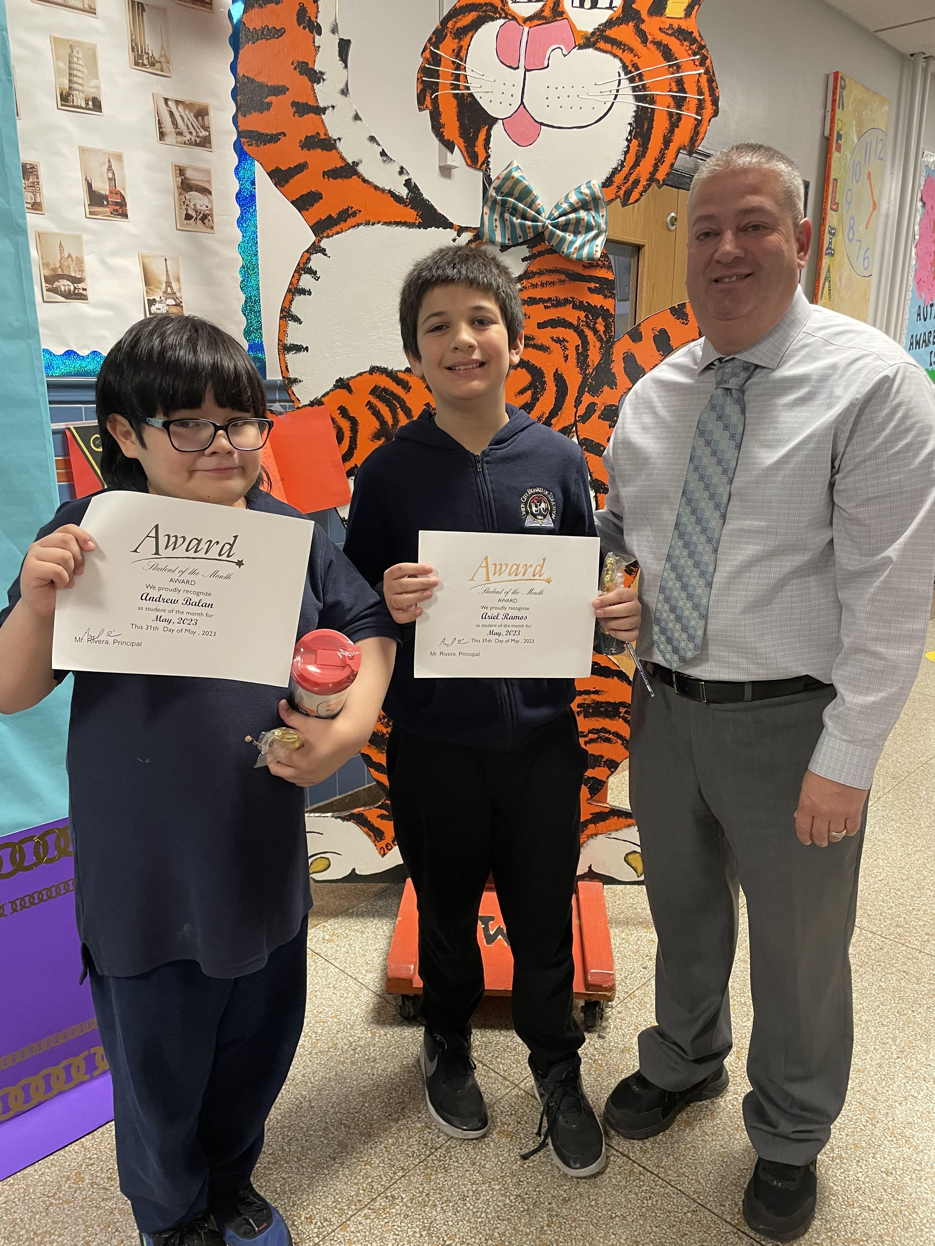 May 2023 Students of The Month-Washington School