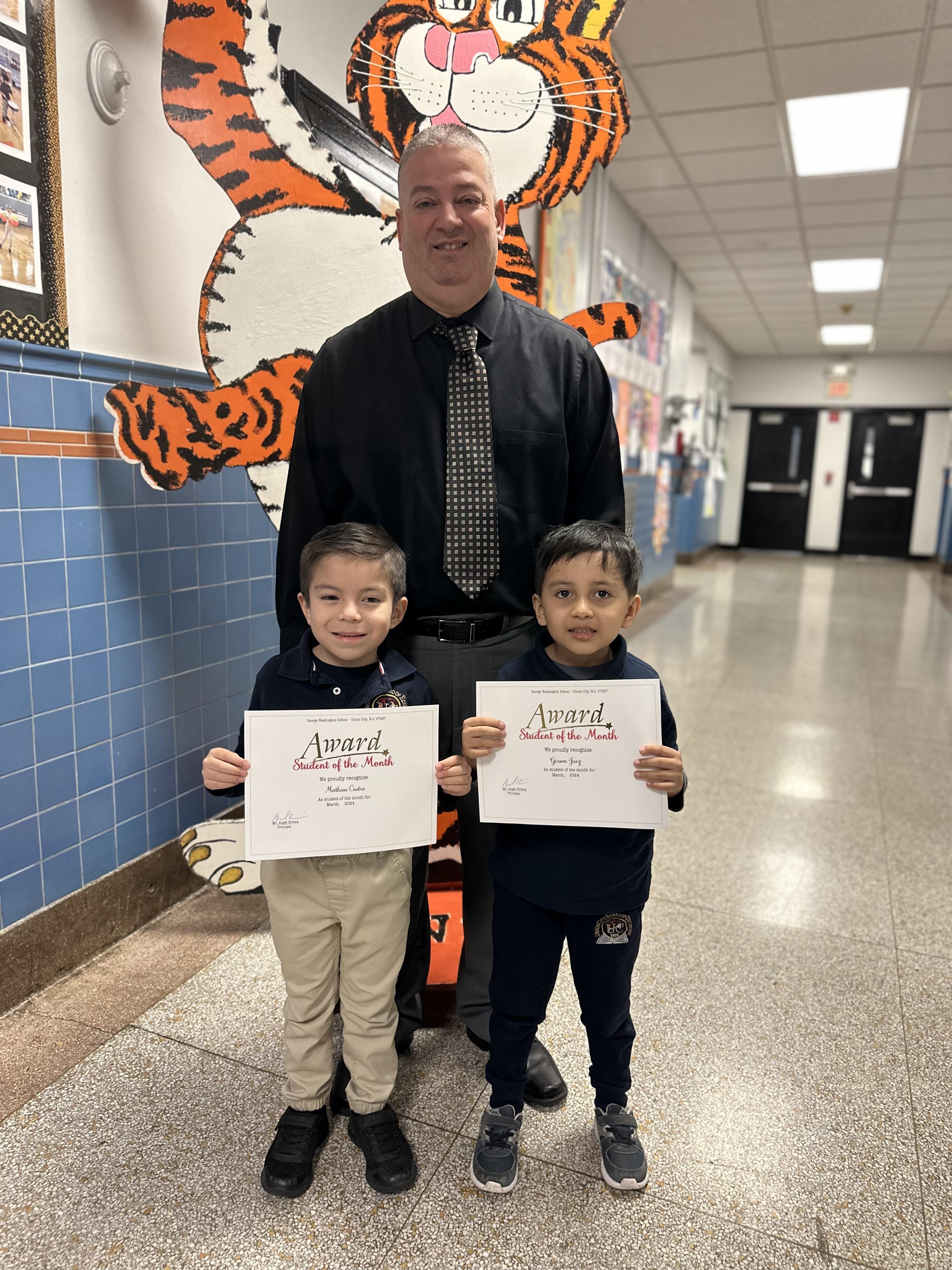 Washington School March 2024 Students of The Month