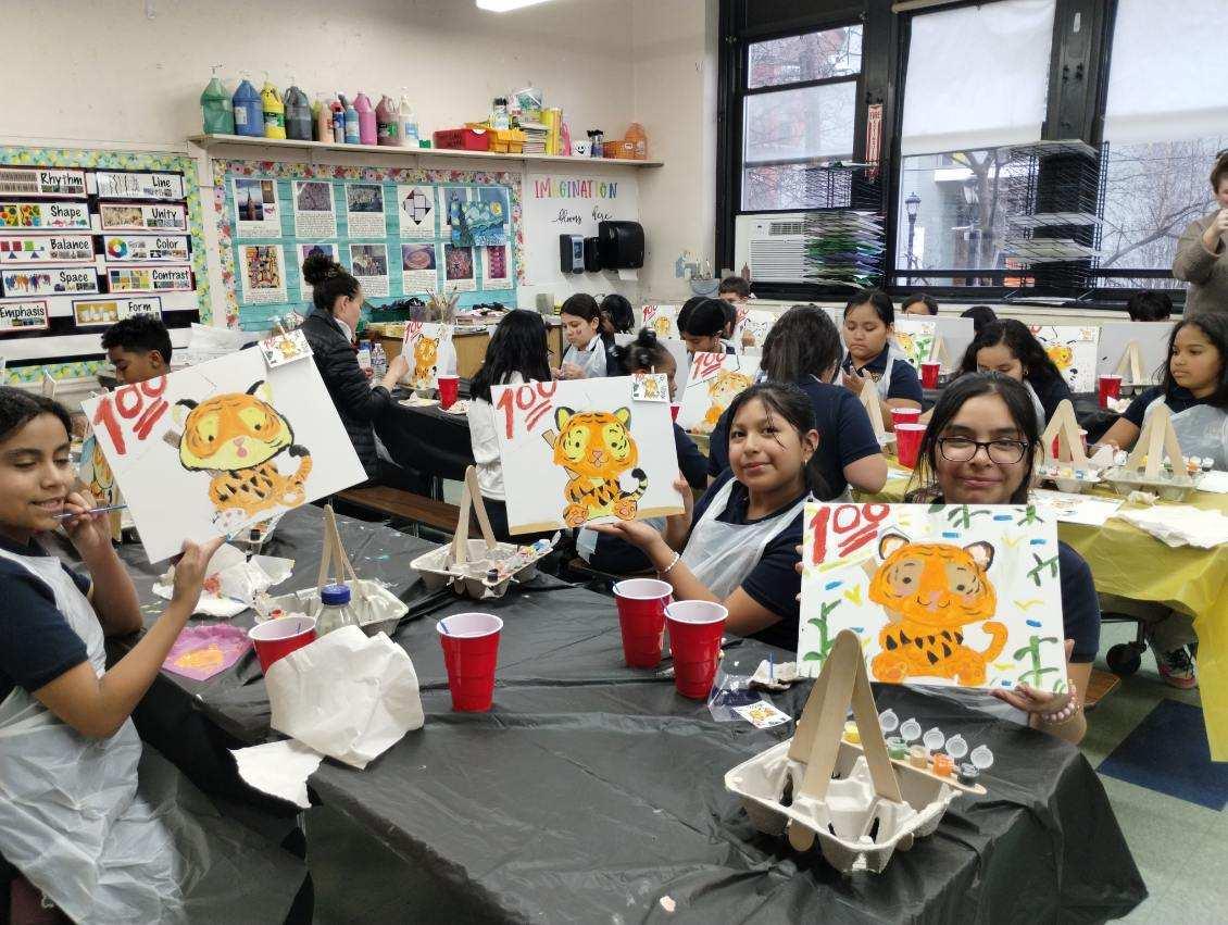 An Incredible Paint Party at the Washington School