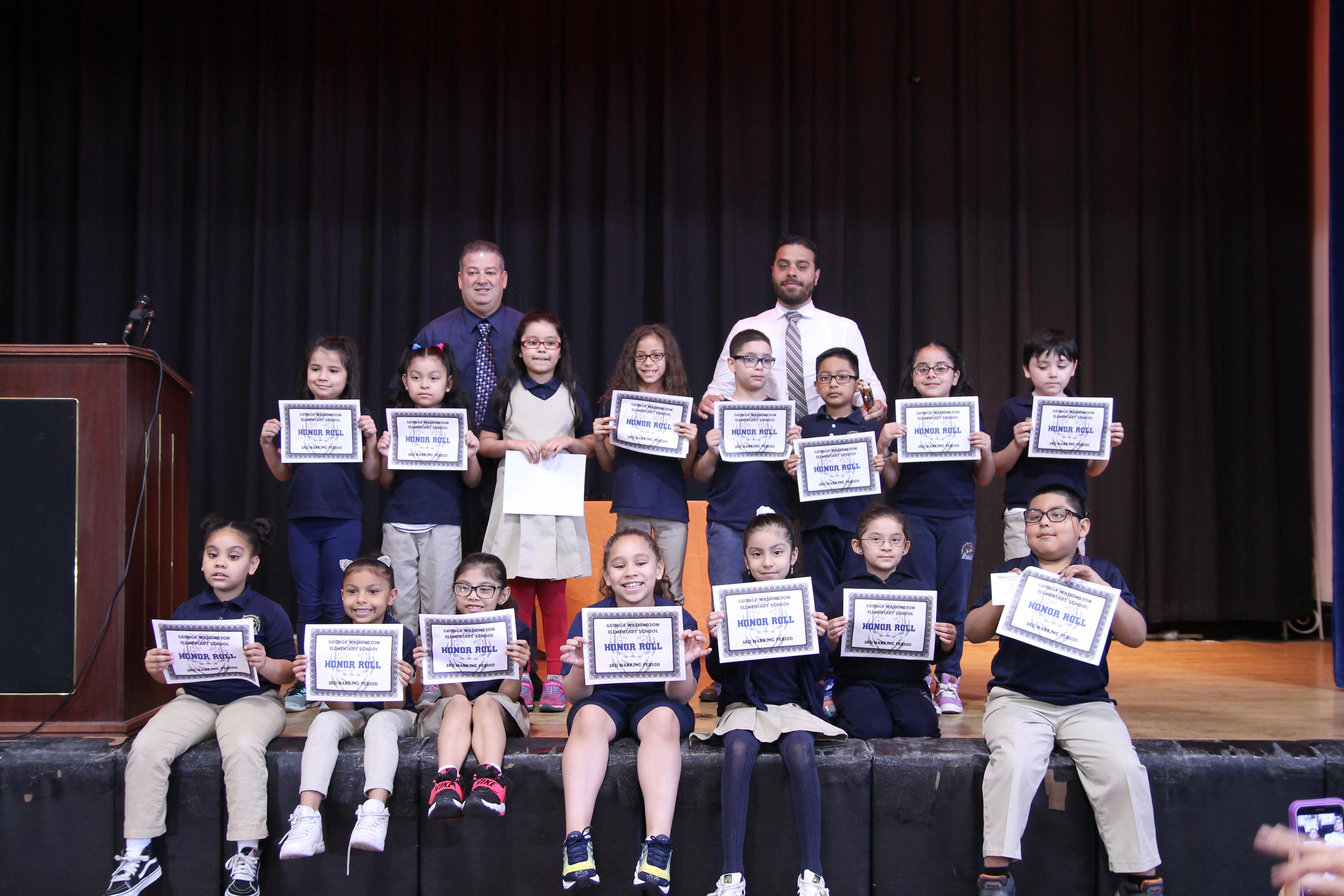 second grade honor roll students