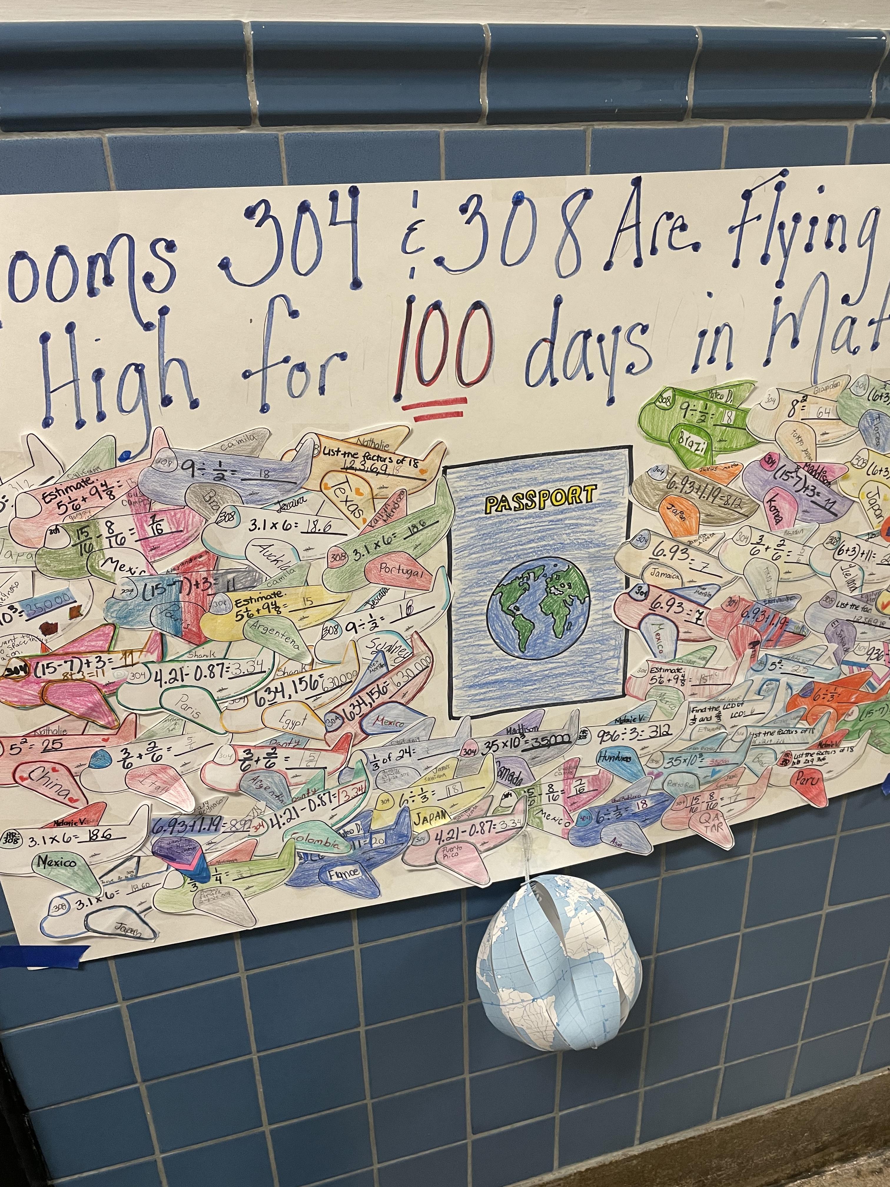 Celebrating 100 Days at the Washington School