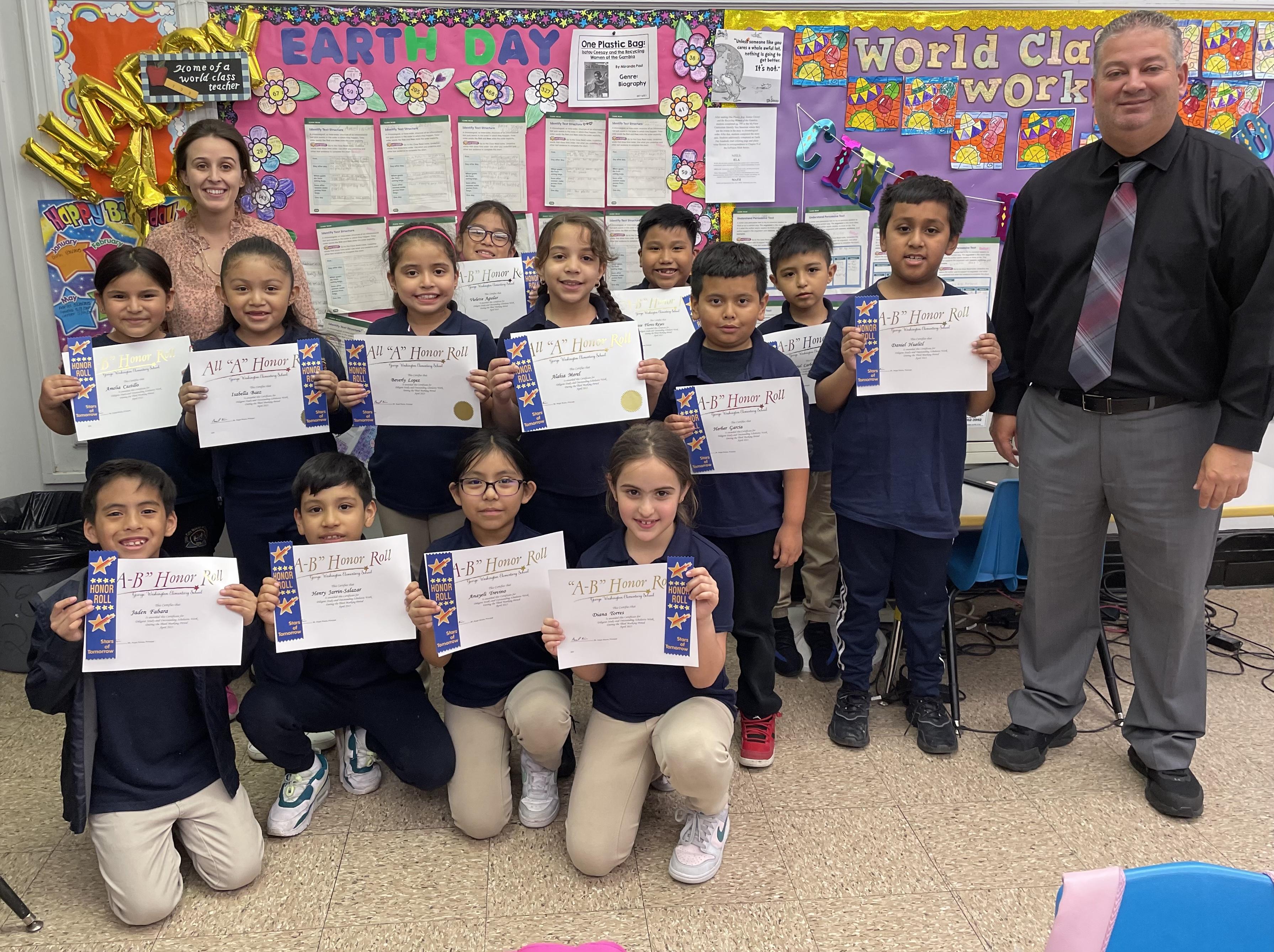 3rd Marking Period Honor Roll at the Washington School
